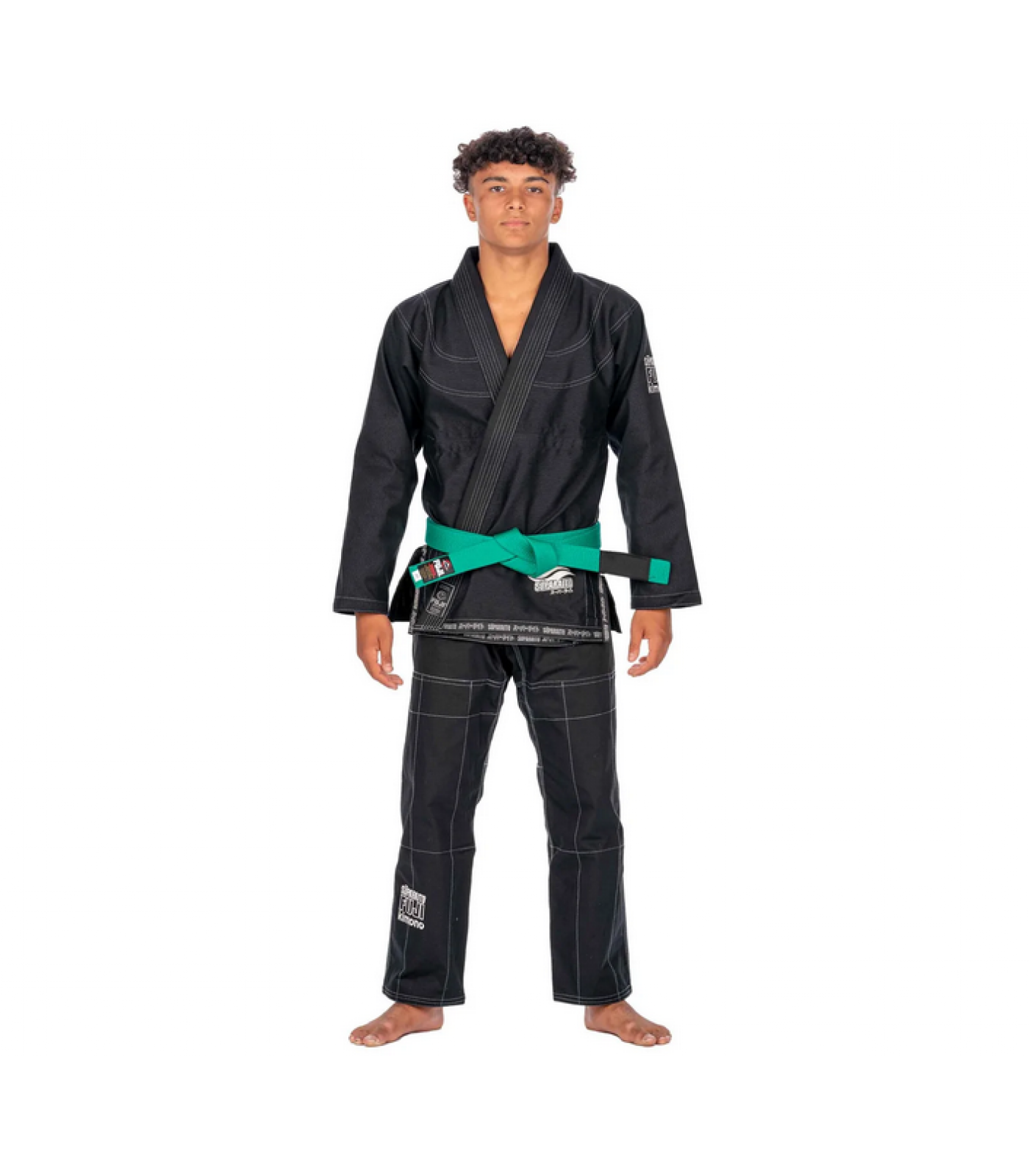 Кимоно за Бразилско Жиу Житцу за Деца -Suparaito Kids Black BJJ Gi​